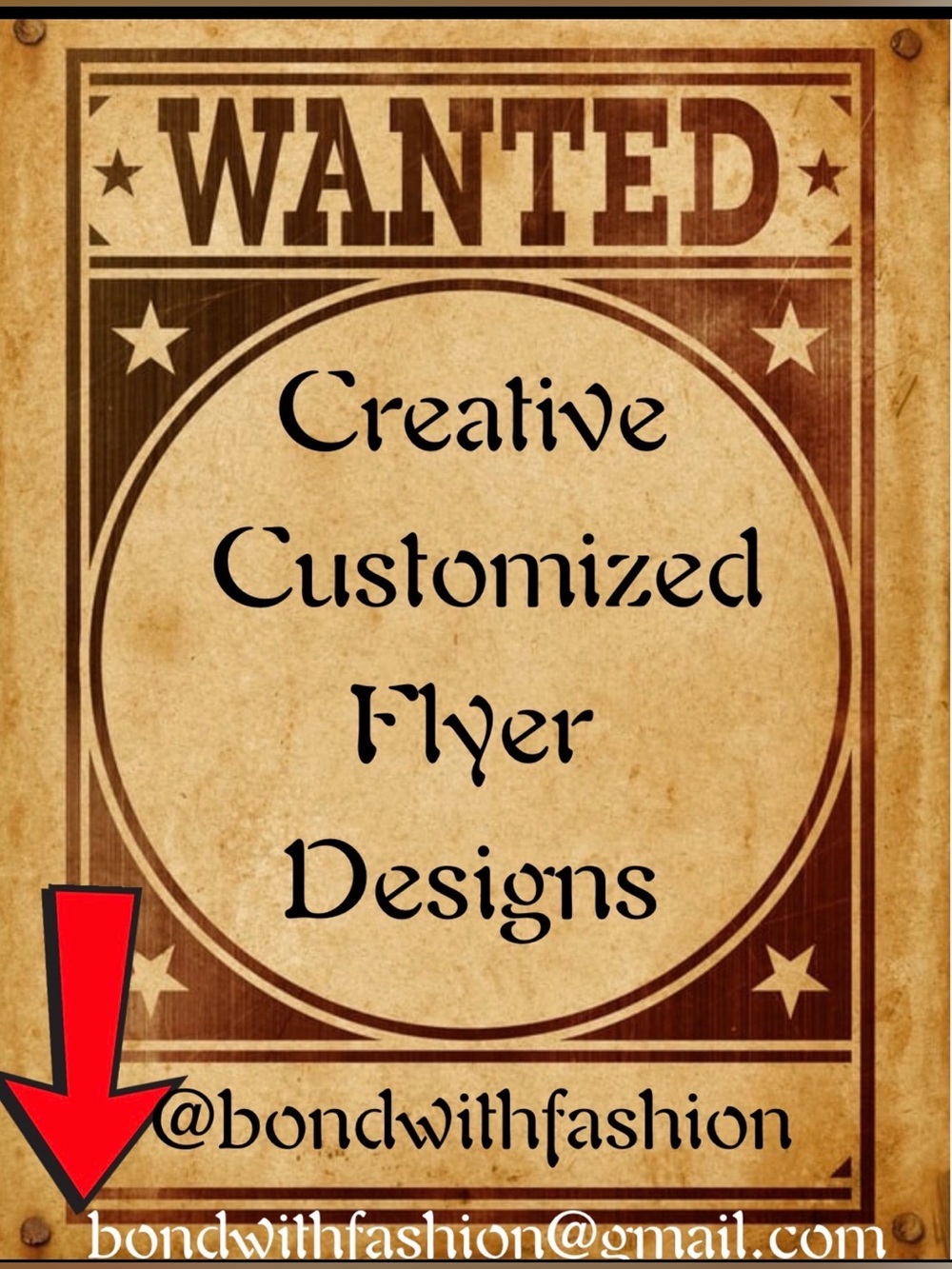 Creative Customized Flyers.  Flyers For your Posh Account.
